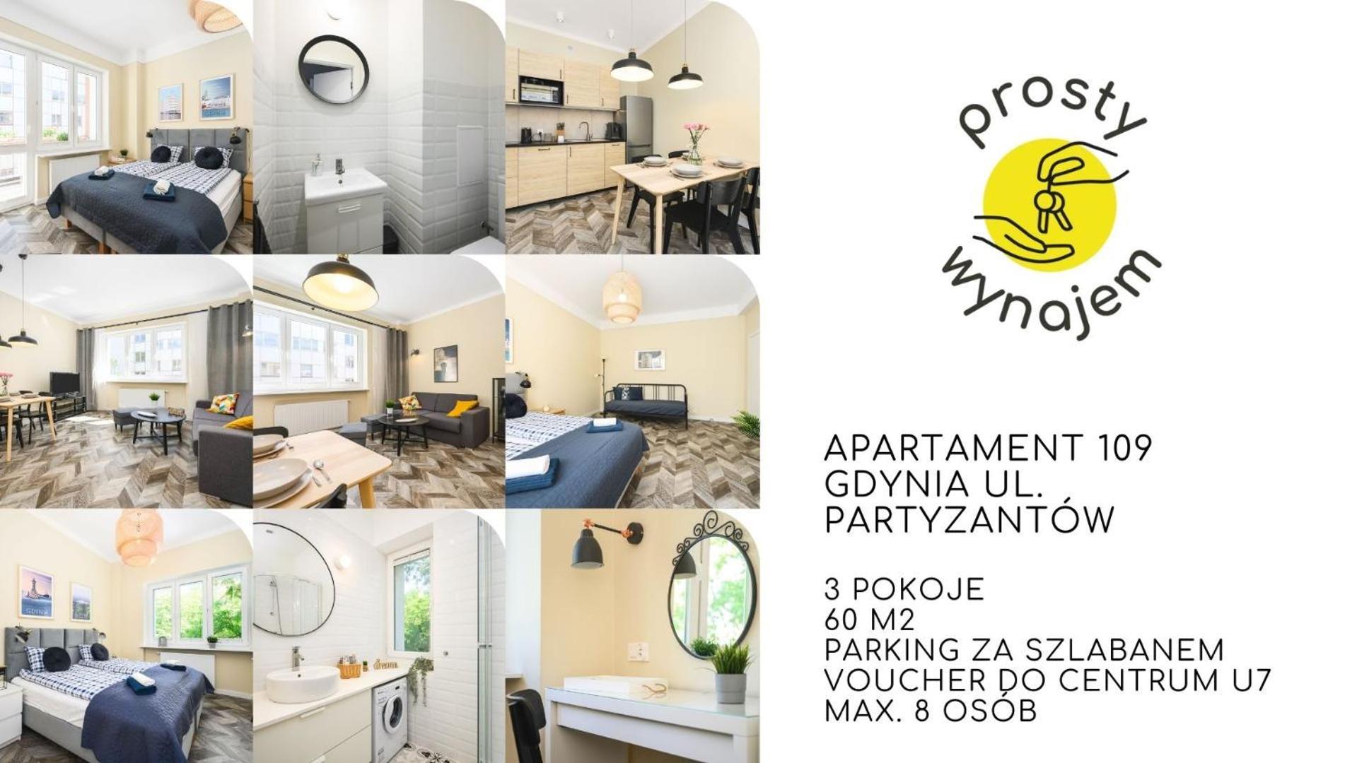 Apartament 109 W Centrum Gdyni Prostywynajem Gdynia Esterno foto